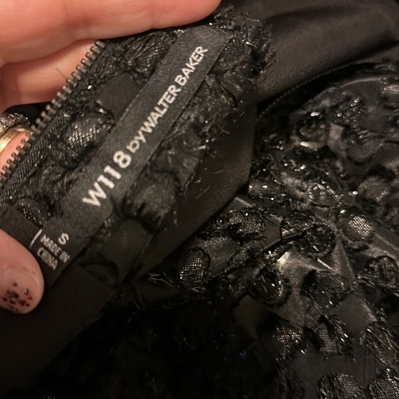 W118 by Walter Baker Black Prya Mini Dress SzSmall - Picture 10 of 11